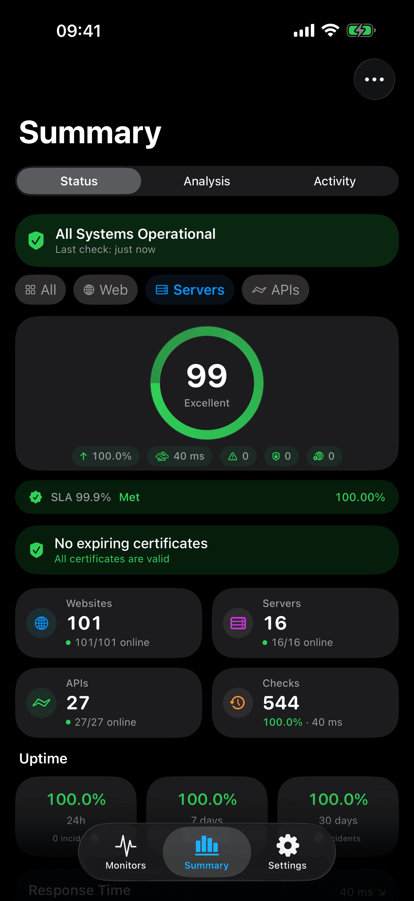 Monitor and control your infrastructure 7